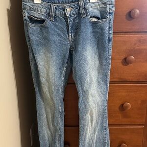 Women's Blue Low Rise Skinny Jeans